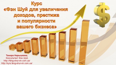 Курс «Фэн Шуй для увеличения доходов, престижа и популярности вашего бизнеса»